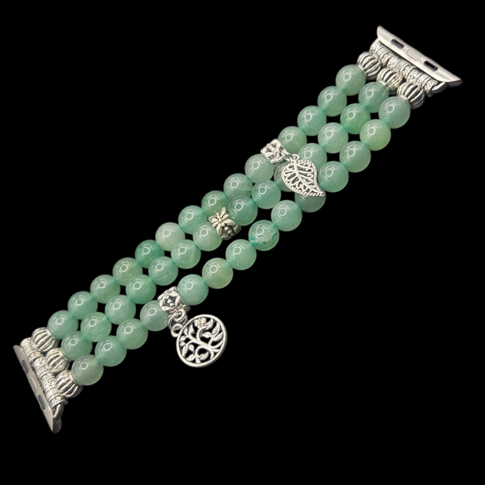 Green Aventurine Smartwatch Bracelet